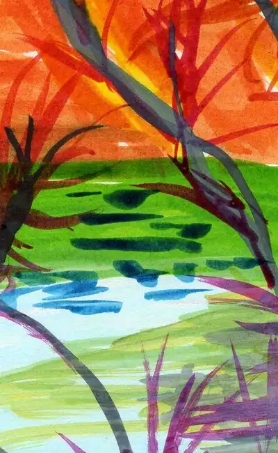 Chant de couleurs – cartes postales artistiques de Florence Boutoulle, tirées d’une œuvre originale, proposées par Fébécréations.fr