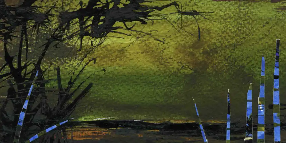 Coucher de soleil sauvage – cartes postales artistiques de Florence Boutoulle, tirées d’une œuvre originale, proposées par Fébécréations.fr
