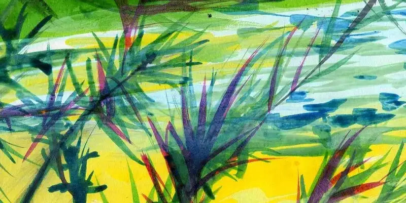 Danse de l'aube – cartes postales artistiques de Florence Boutoulle, tirées d’une œuvre originale, proposées par Fébécréations.fr