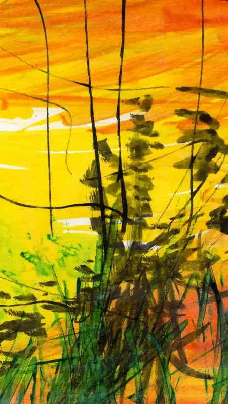 Éveil coloré – cartes postales artistiques de Florence Boutoulle, tirées d’une œuvre originale, proposées par Fébécréations.fr