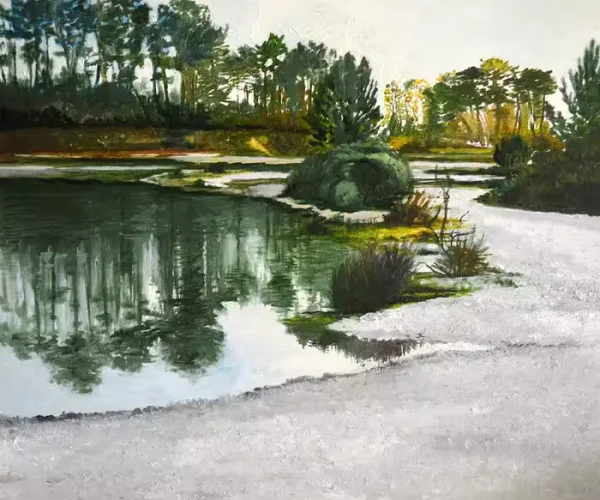 peinture-Lac-bleu-1-55×46-febecreations-florence-boutoulle peinture-Lac-bleu-1-55x46-febecreations-florence-boutoulle